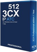 3CX Professional 512SC, годовая лицензия